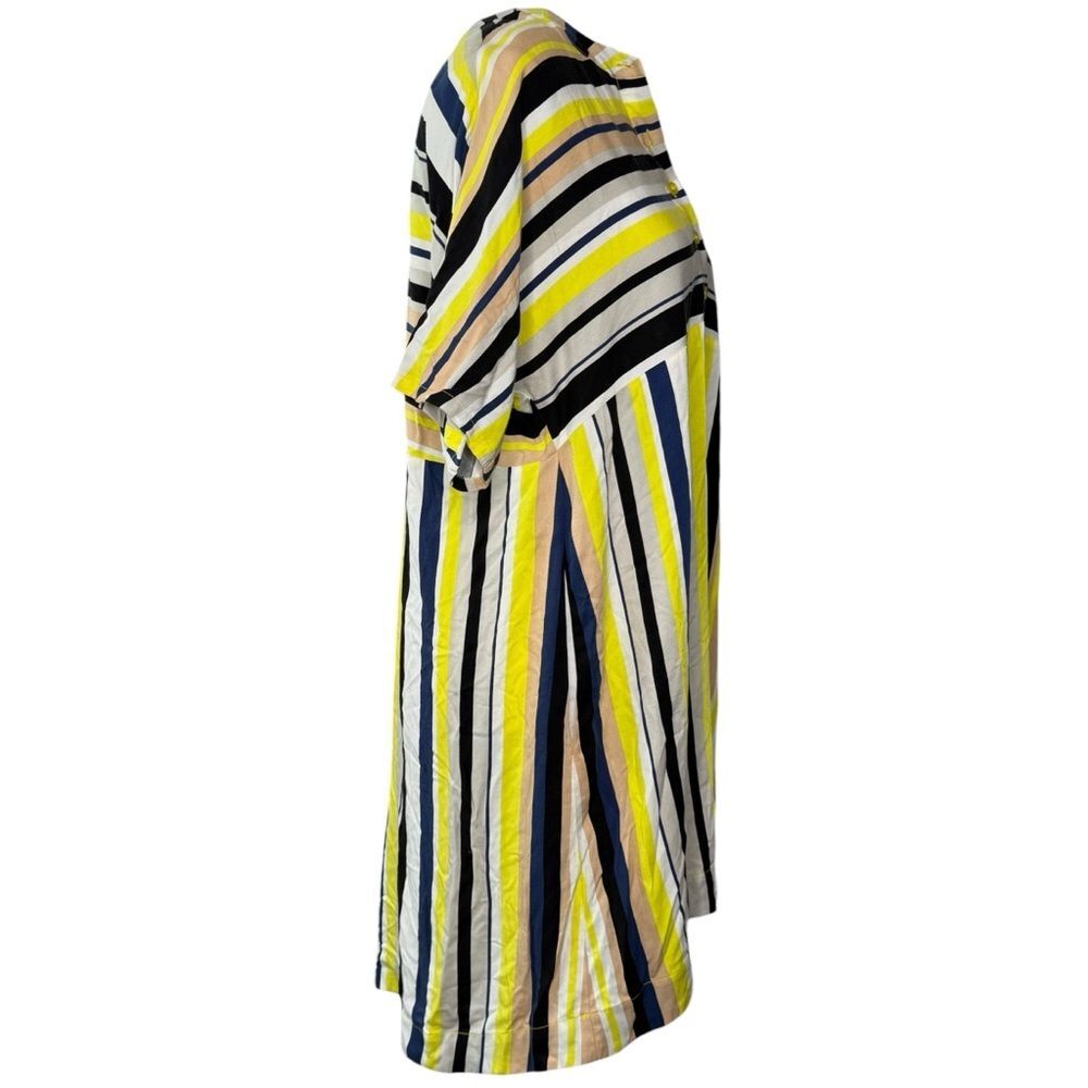 PETER SOM {Anthropologie} Naxos Tunic Dress Striped Boho Shift Rayon - Picture 6 of 9